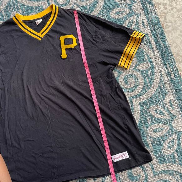 Vintage Pittsburgh Pirates‎ Mitchell & Ness Cooperstown Collection T-Shirt Black - Picture 10 of 13
